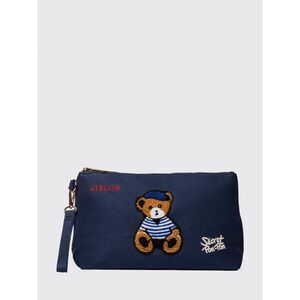 Secret Pon-Pon Clutch Woman Navy